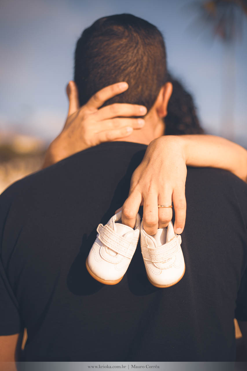 ensaio fotografico de gestante sapatinho